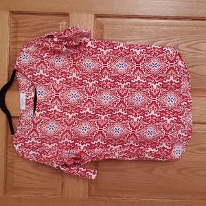 Cute printed top. Size small.